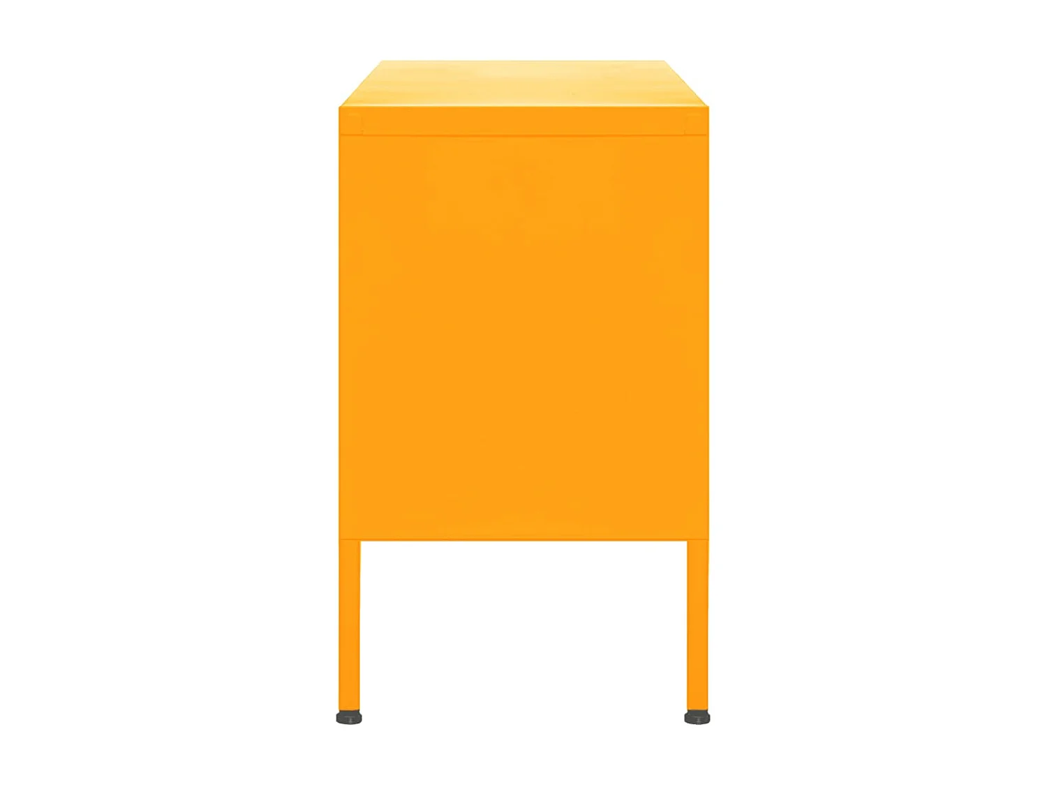 Mueble para TV  | Gabinete de TV |  Mueble de salón de acero amarillo mostaza 105x35x50 cm