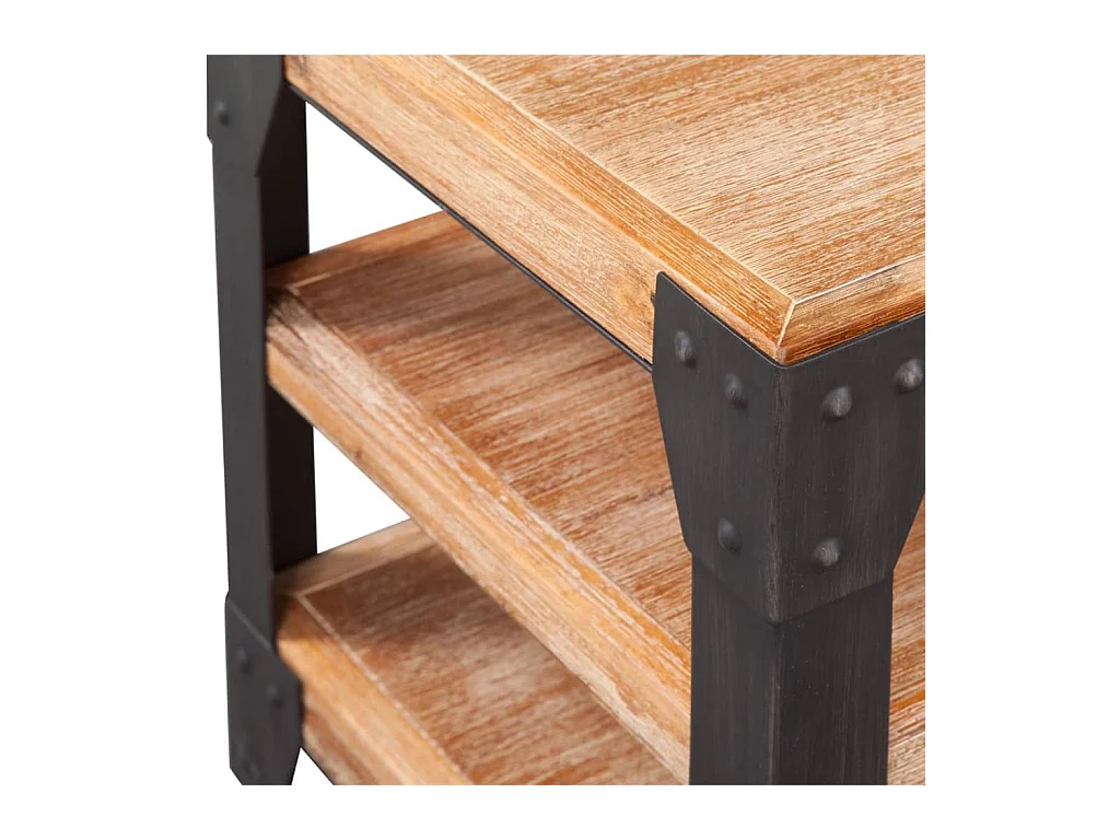 Mueble para TV  | Gabinete de TV |  Mueble de salón madera maciza de acacia 140x40x45 cm