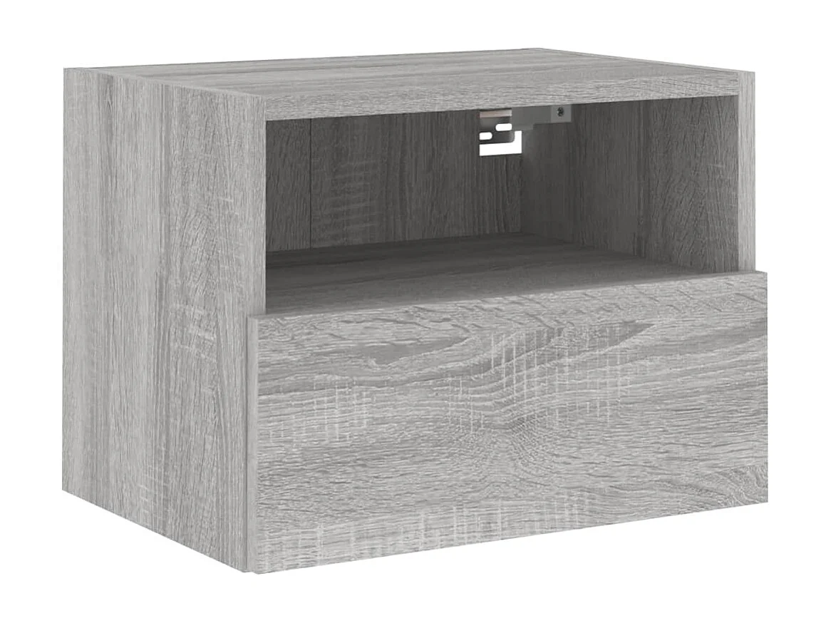 Mueble de pared TV | Gabinete de TV | Mueble de salón madera de ingeniería gris Sonoma 40x30x30 cm