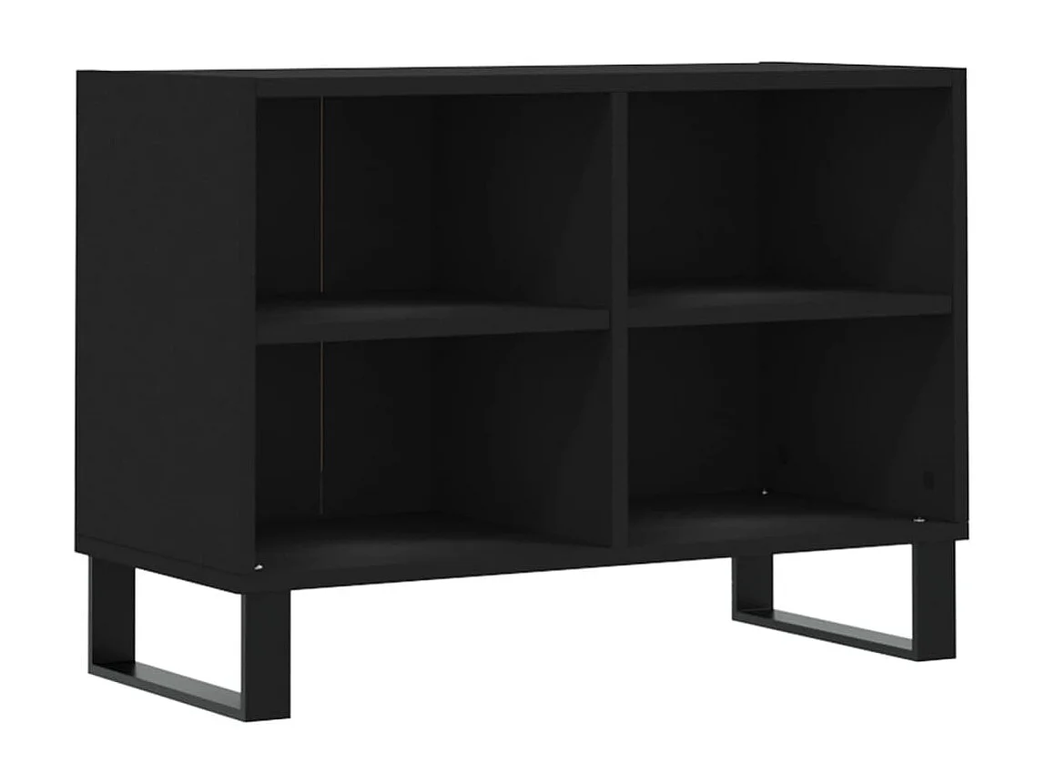 Mueble de TV | Mueble de salón madera de ingeniería negro 69,5x30x50 cm