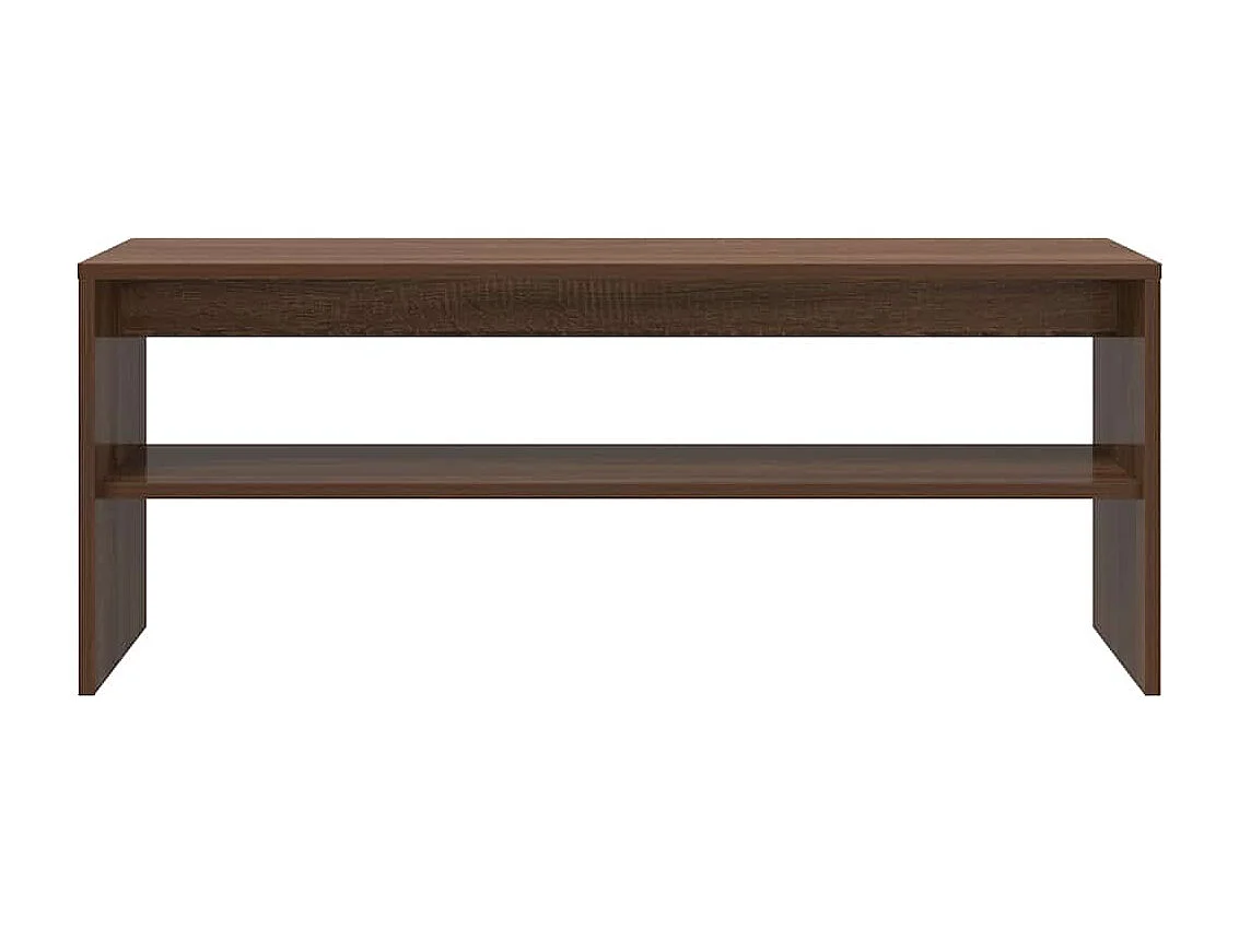 Mueble de TV | Mueble de salón madera contrachapada roble marrón 100x40x40 cm