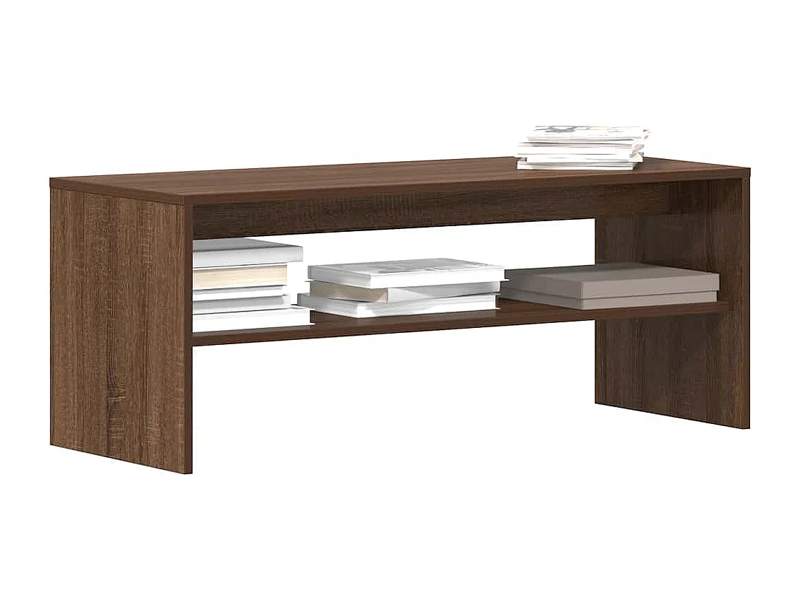 Meuble TV | Banc TV | Armoire TV Chêne marron 100x40x40 cm Bois d'ingénierie