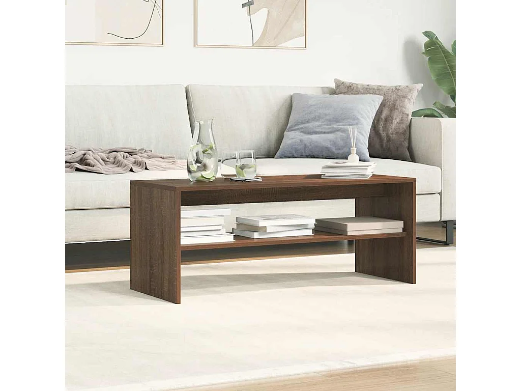 Meuble TV | Banc TV | Armoire TV Chêne marron 100x40x40 cm Bois d'ingénierie