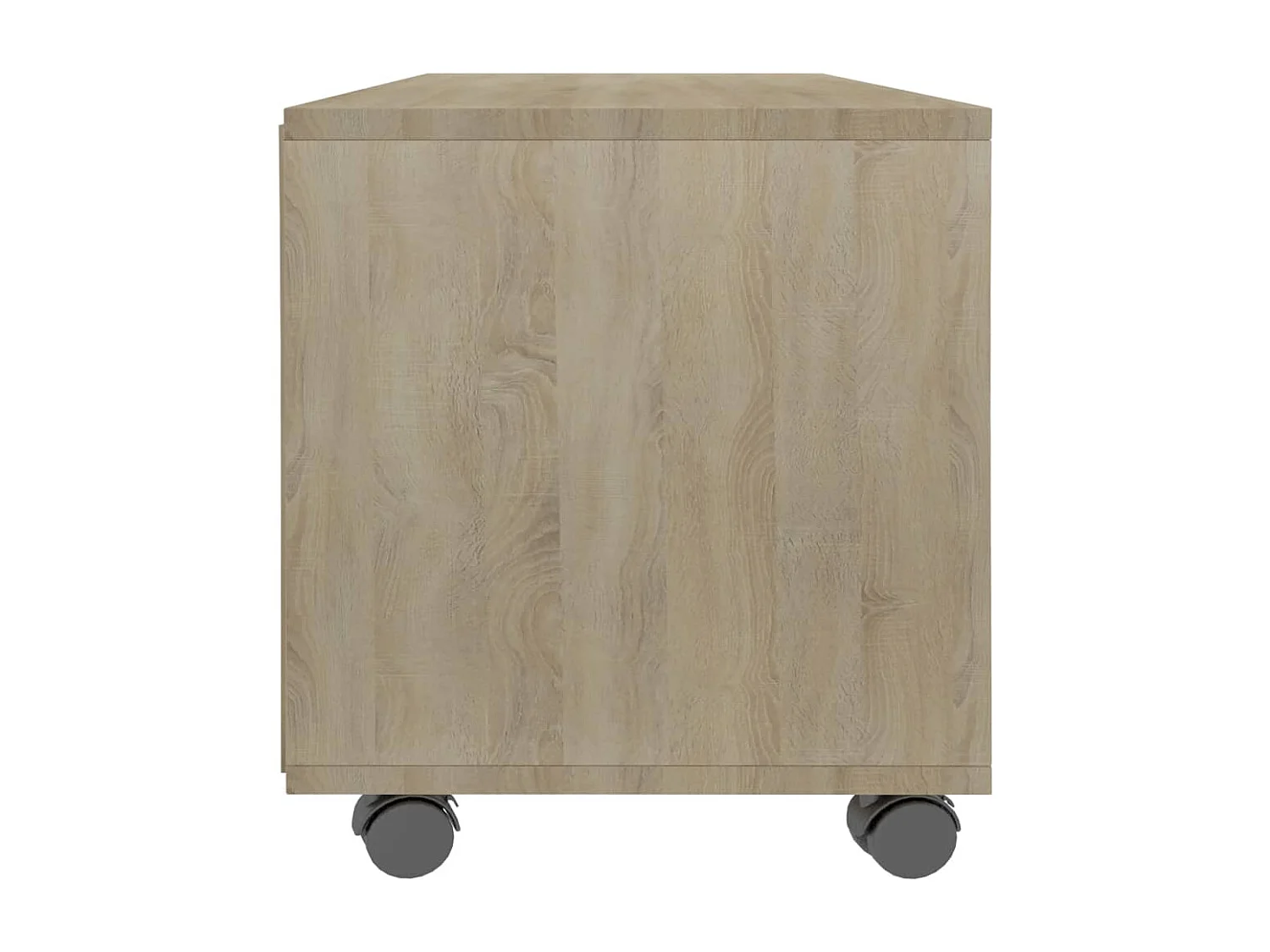 Meuble TV | Banc TV | Armoire TV avec roulettes Chêne sonoma Bois d'ingénierie