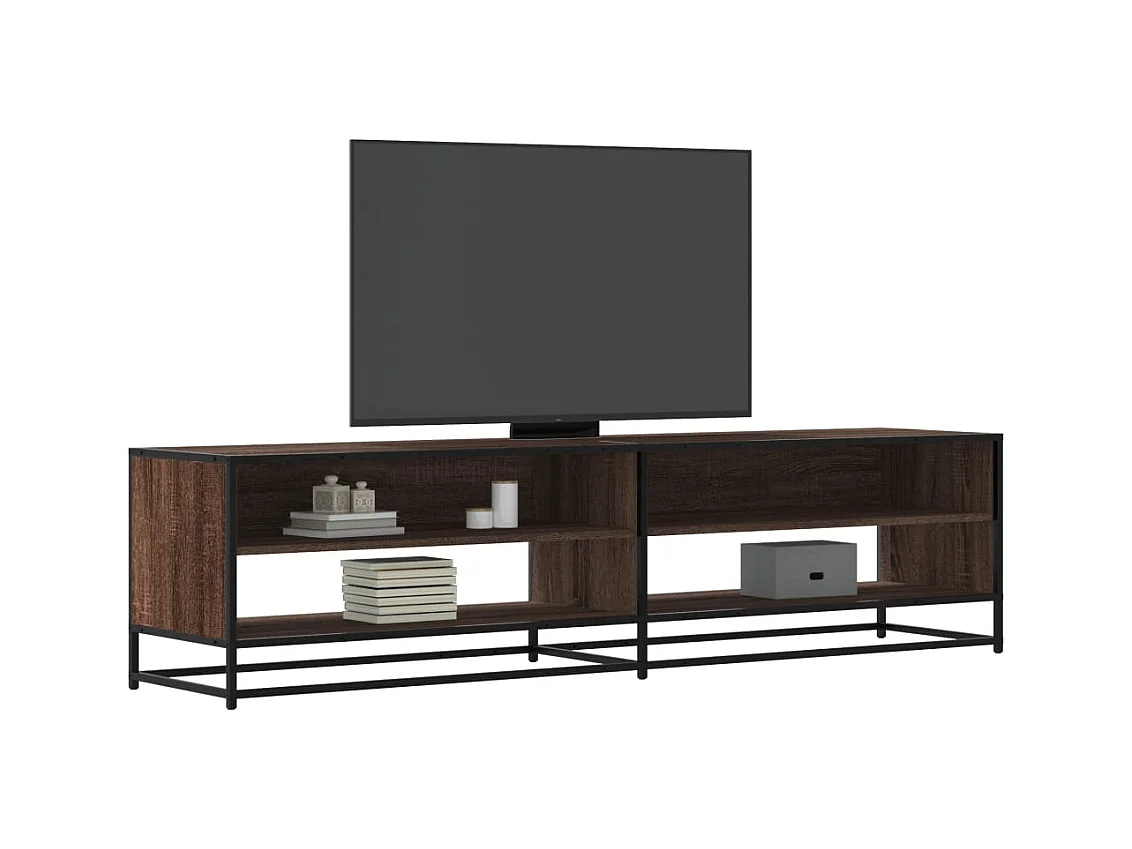 Tv-meubel | Tv-Bank | TV-kast180,5x40x46 cm bewerkt hout bruin eikenkleurig