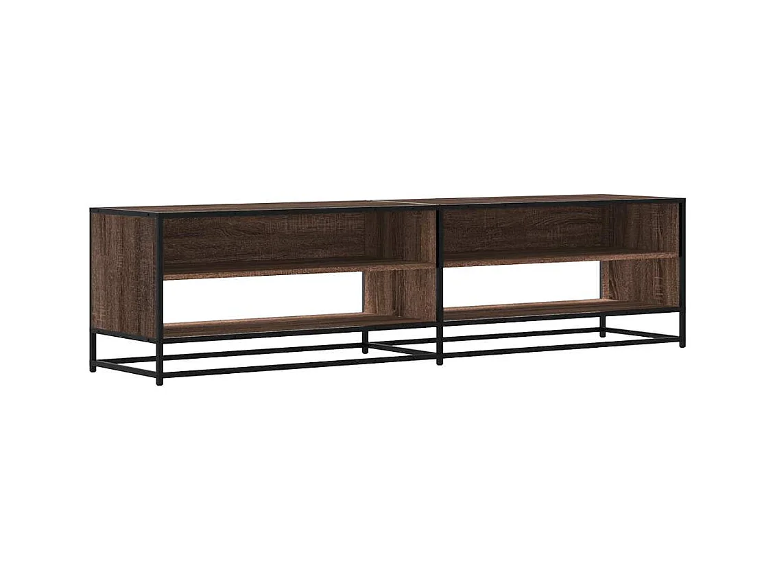 Tv-meubel | Tv-Bank | TV-kast180,5x40x46 cm bewerkt hout bruin eikenkleurig