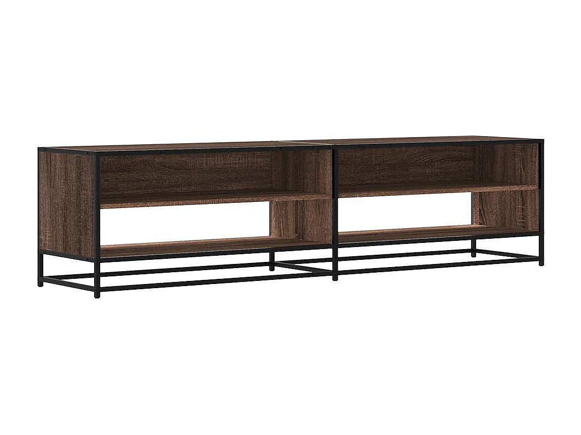 Meuble TV | Banc TV | Armoire TV chêne marron 180,5x40x46 cm bois d'ingénierie