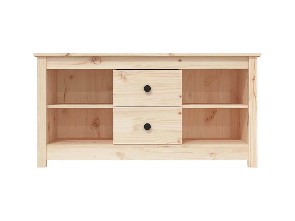 Mueble de TV | Mueble de salón de madera maciza de pino 103x36,5x52 cm
