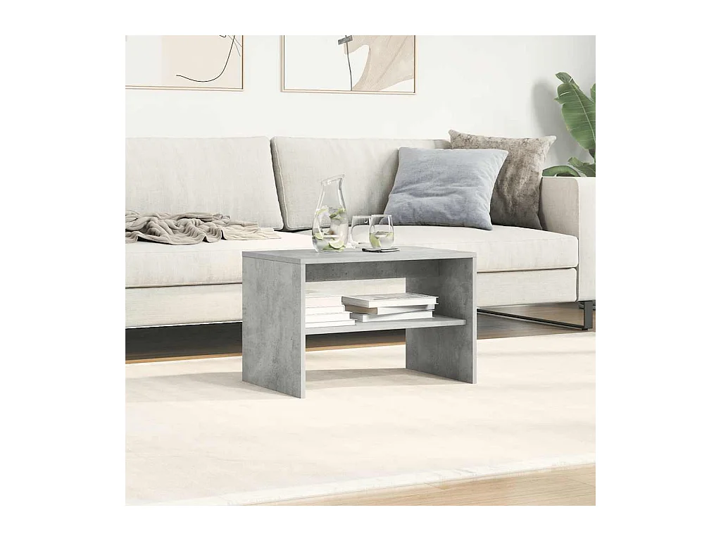 Tv-meubel | Tv-Bank | TV-kast60x40x40 cm bewerkt hout betongrijs