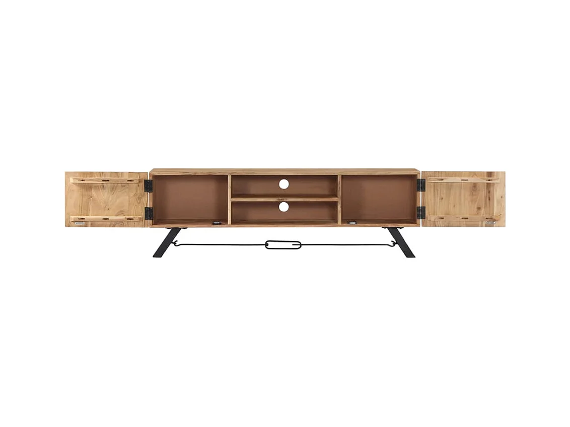 Mueble de TV | Mueble de salón madera maciza de acacia 140x30x45 cm