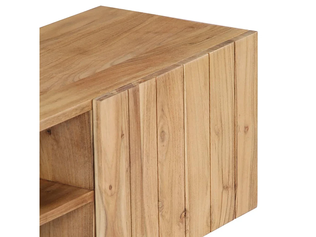 Meuble TV | Banc TV | Armoire TV 140x30x45 cm Bois d'acacia massif