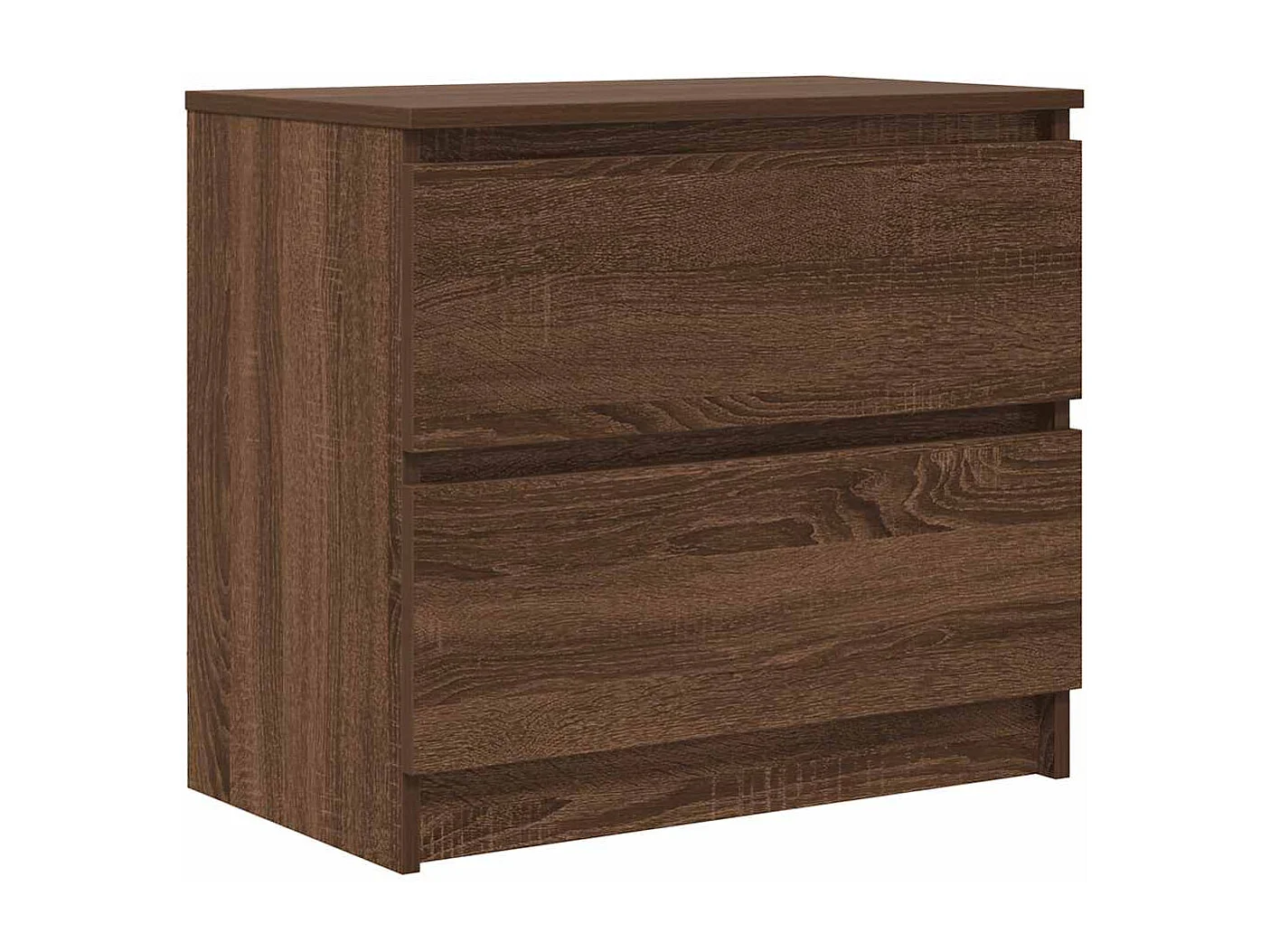 Tv-meubel | Tv-Bank | TV-kast60x35x54 cm bewerkt hout bruin eikenkleur