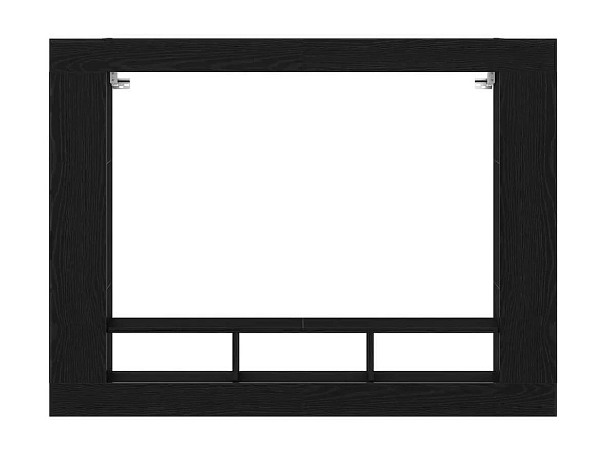 Gabinete de TV | Mueble de TV | Mueble de salón Roble negro 152 x 22 x 113 cm