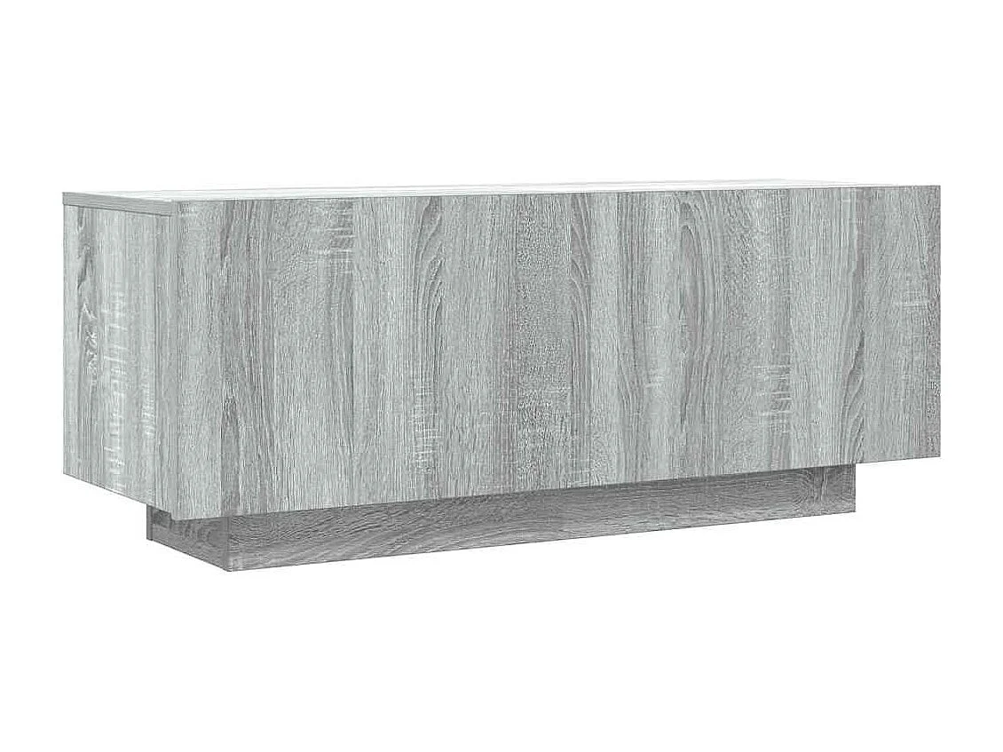 Mueble de TV | Mueble de salón madera contrachapada gris Sonoma 100x35x40 cm