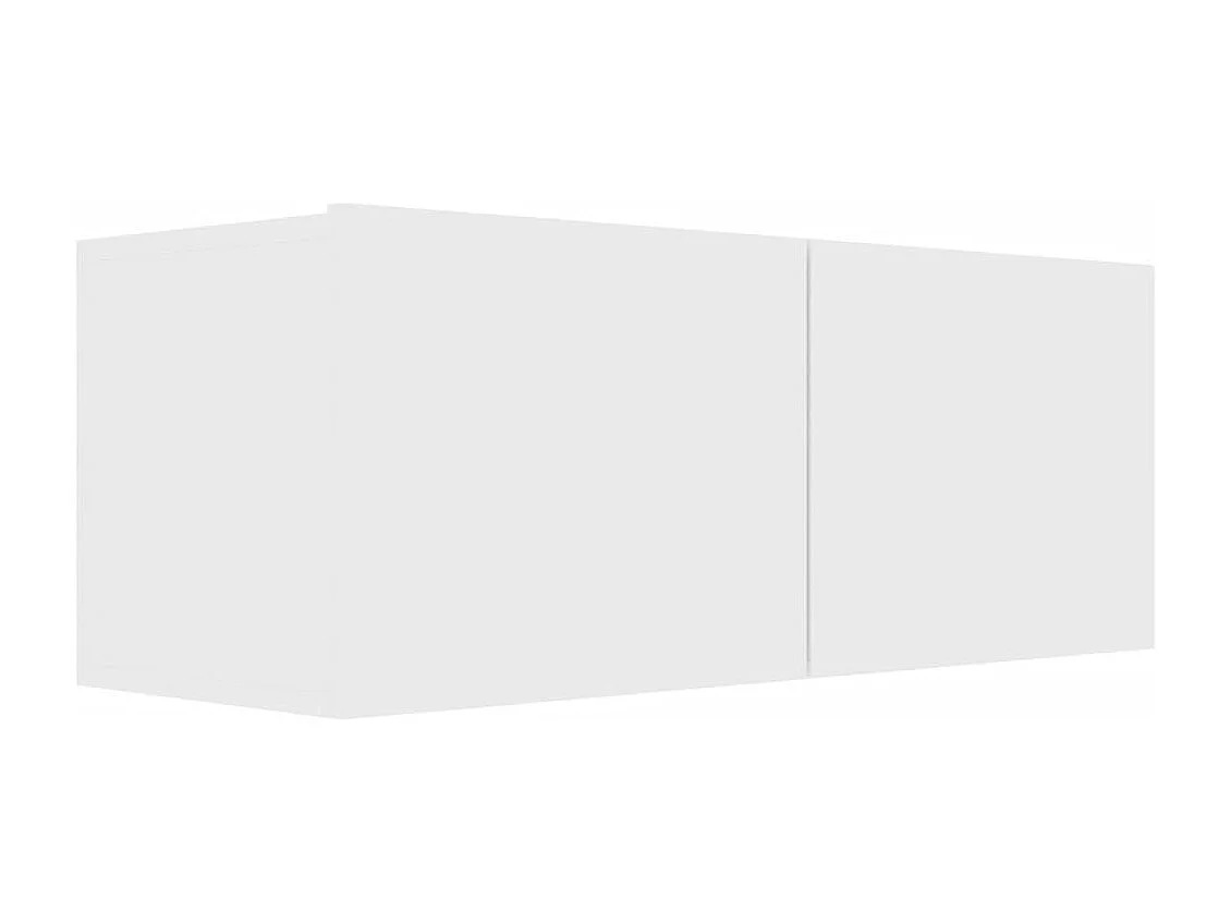 Ensemble de meubles TV | Bancs TV | Armoires TV 6 pcs Blanc Bois d'ingénierie