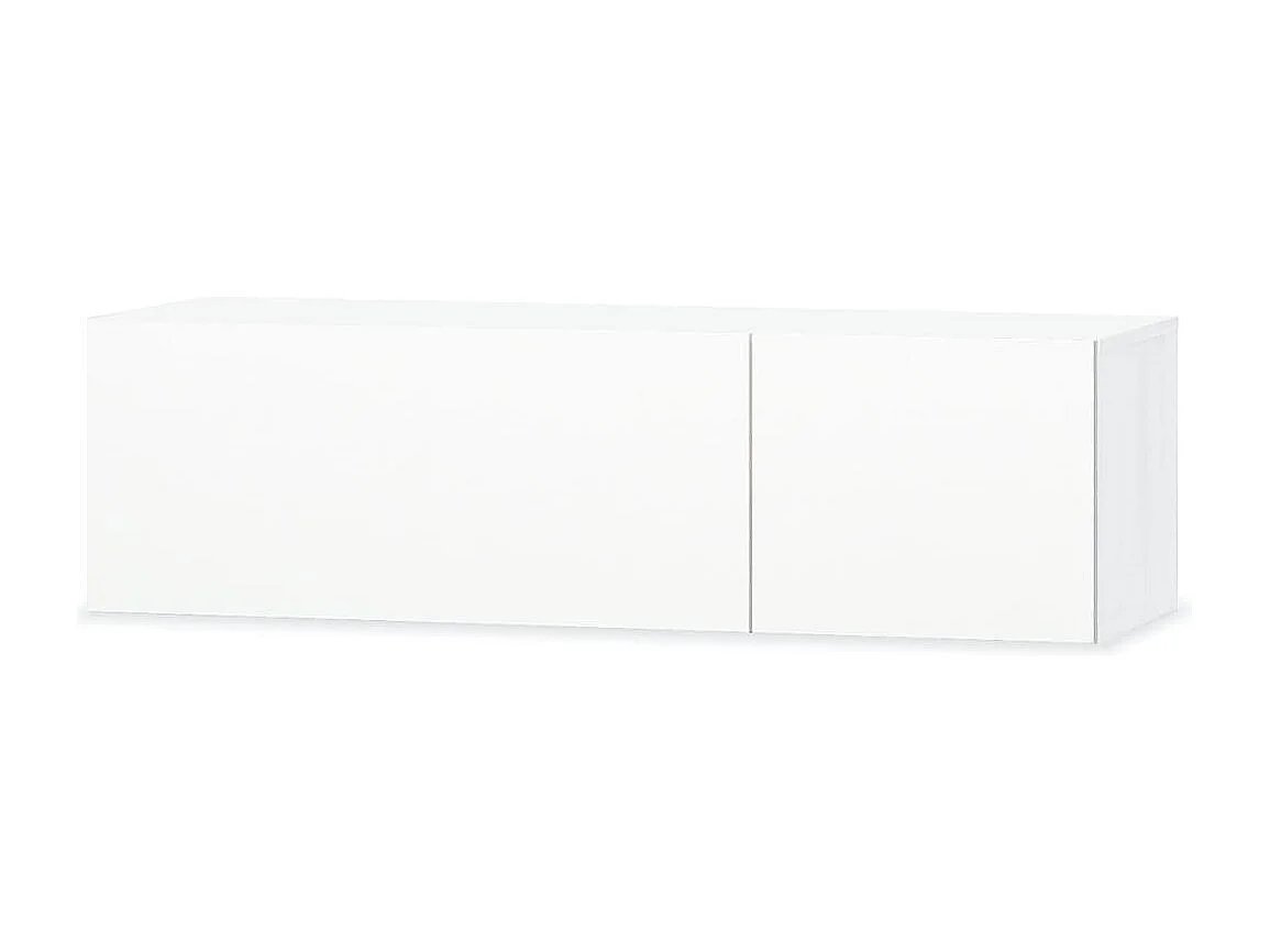 Meuble TV | Banc TV | Armoire TV bois d’ingénierie 120x40x34 cm blanc brillant