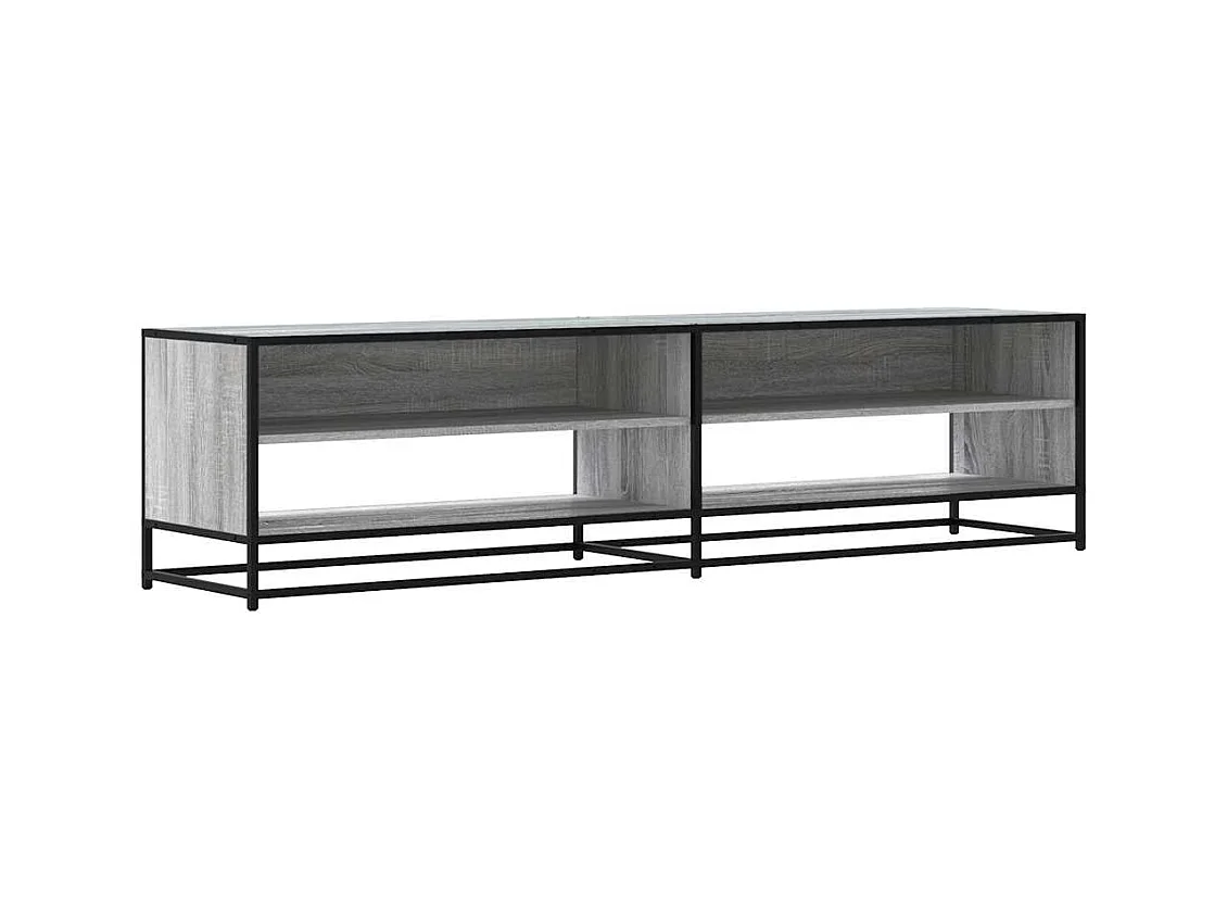 Tv-meubel | Tv-Bank | TV-kast180,5x40x46 cm bewerkt hout grijs sonoma eikenkleurig