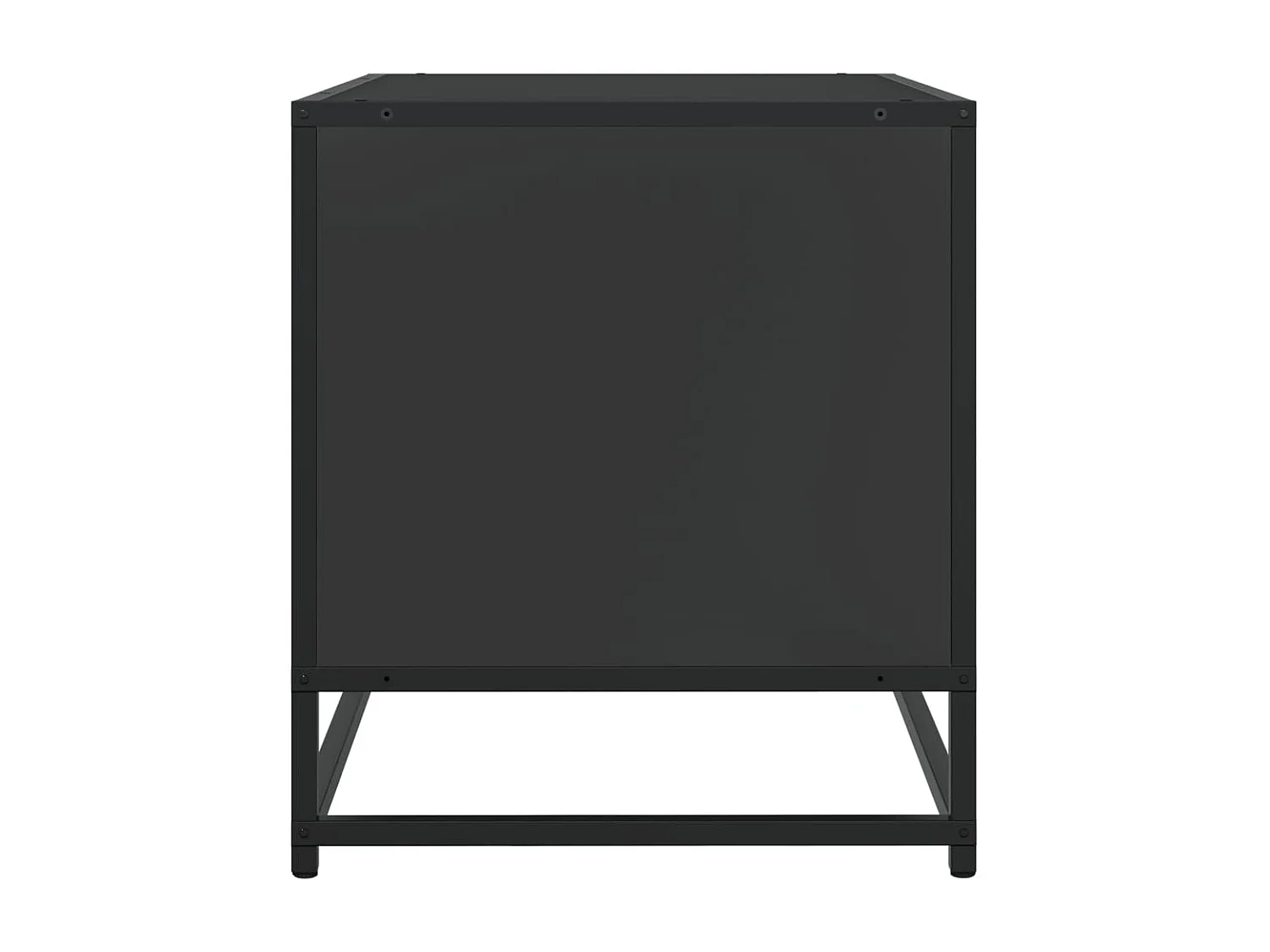 Mueble de TV | Mueble de salón madera de ingeniería y metal negro 91x40x46 cm