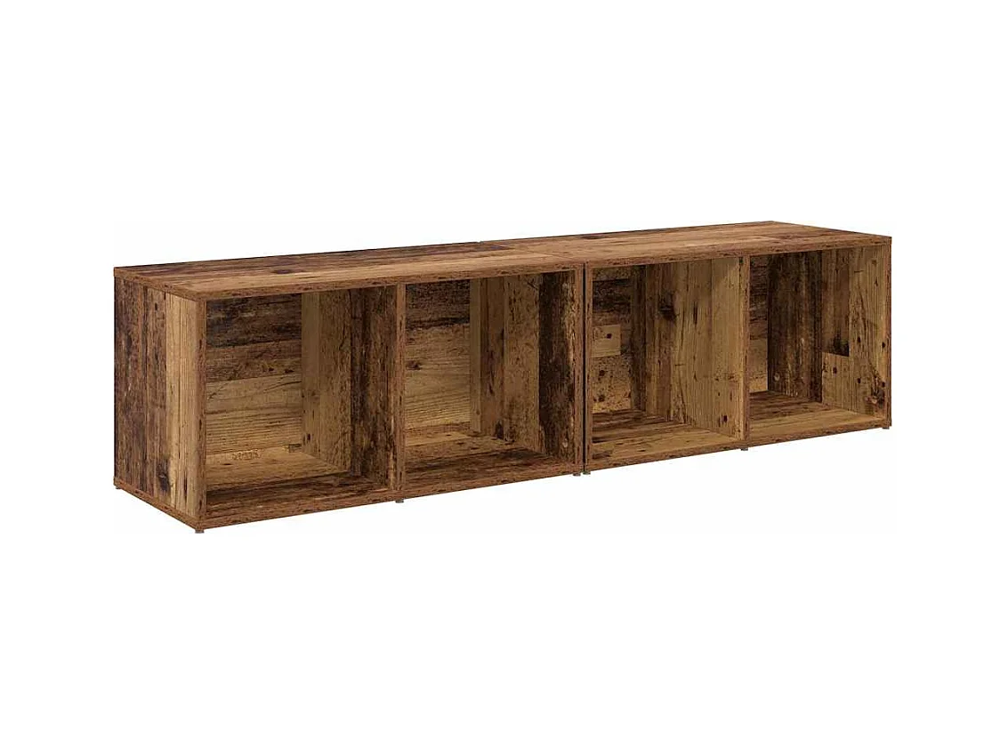 Conjunto de Mueble de TV | Mueble de salón Madera Vieja Madera contrachapada
