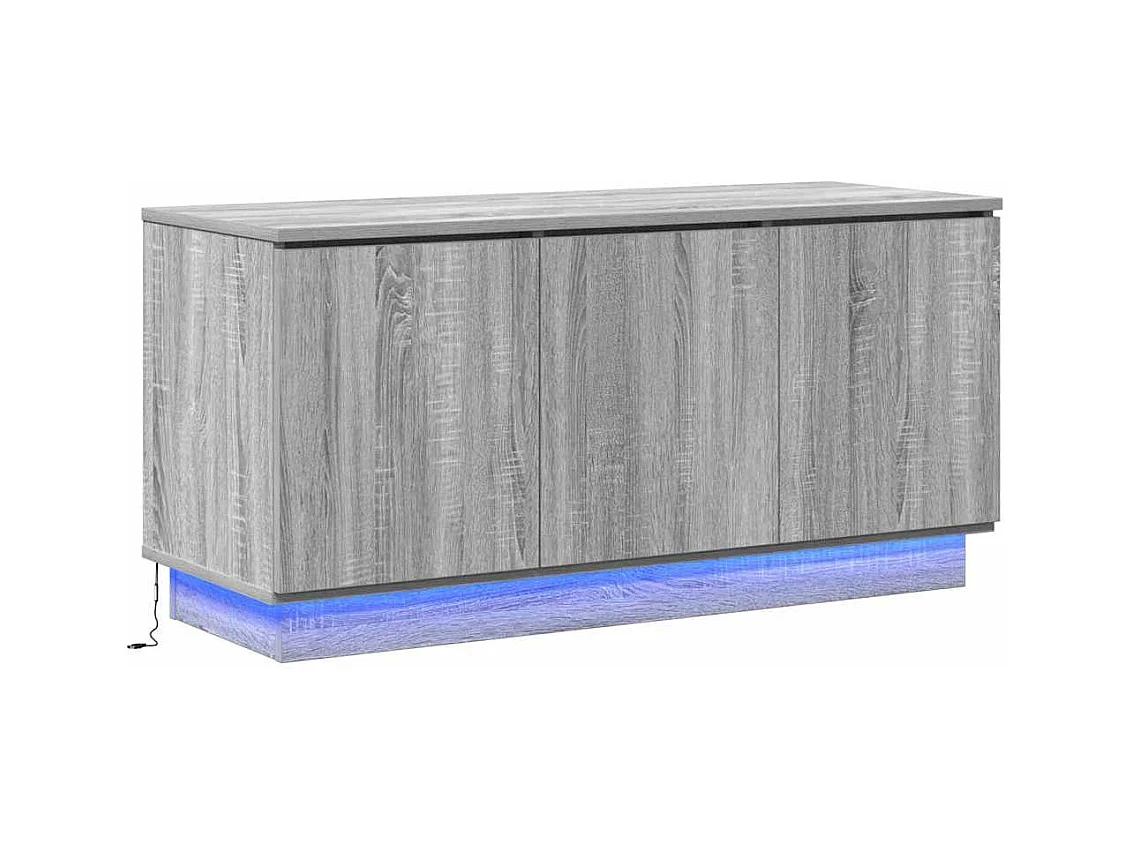 Meuble TV | Banc TV | Armoire TV Gris Sonoma 100x38x49 cm en bois d'ingénierie