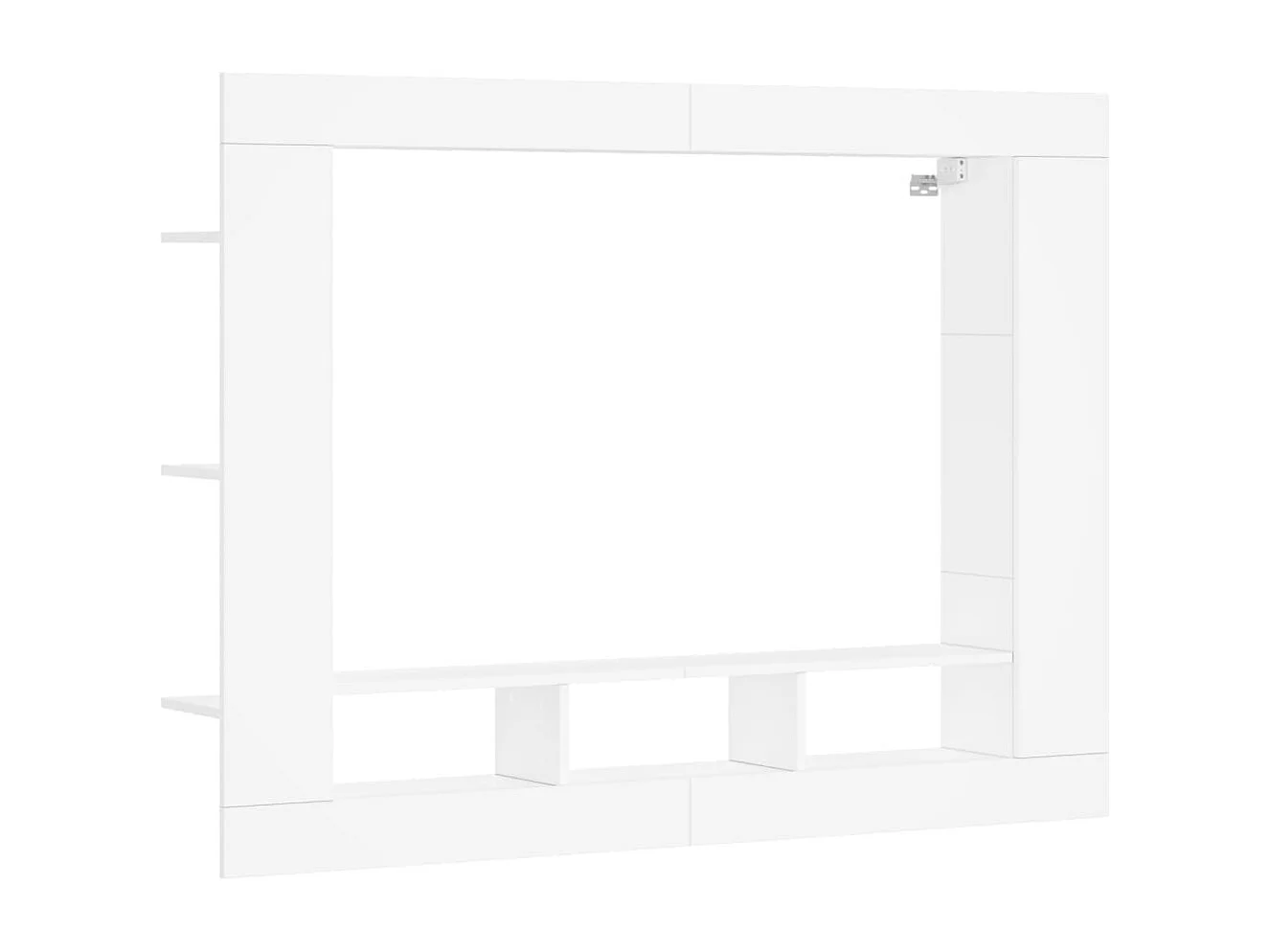 Mueble para TV  | Gabinete de TV |  Mueble de salón madera de ingeniería blanco 152x22x113 cm