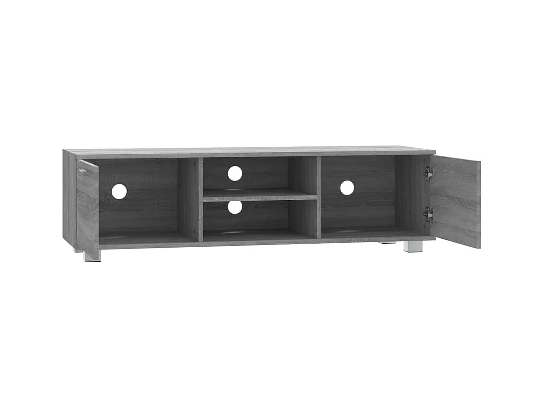 Mueble de TV | Mueble de salón madera contrachapada gris Sonoma 140x40,5x35 cm