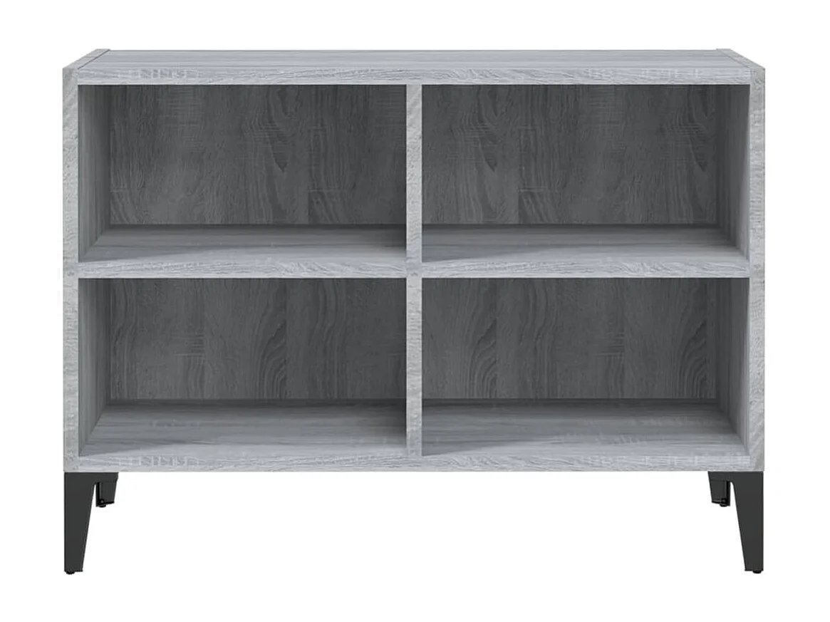 Mueble de TV | Mueble de salón con patas de metal gris Sonoma 69,5x30x50 cm
