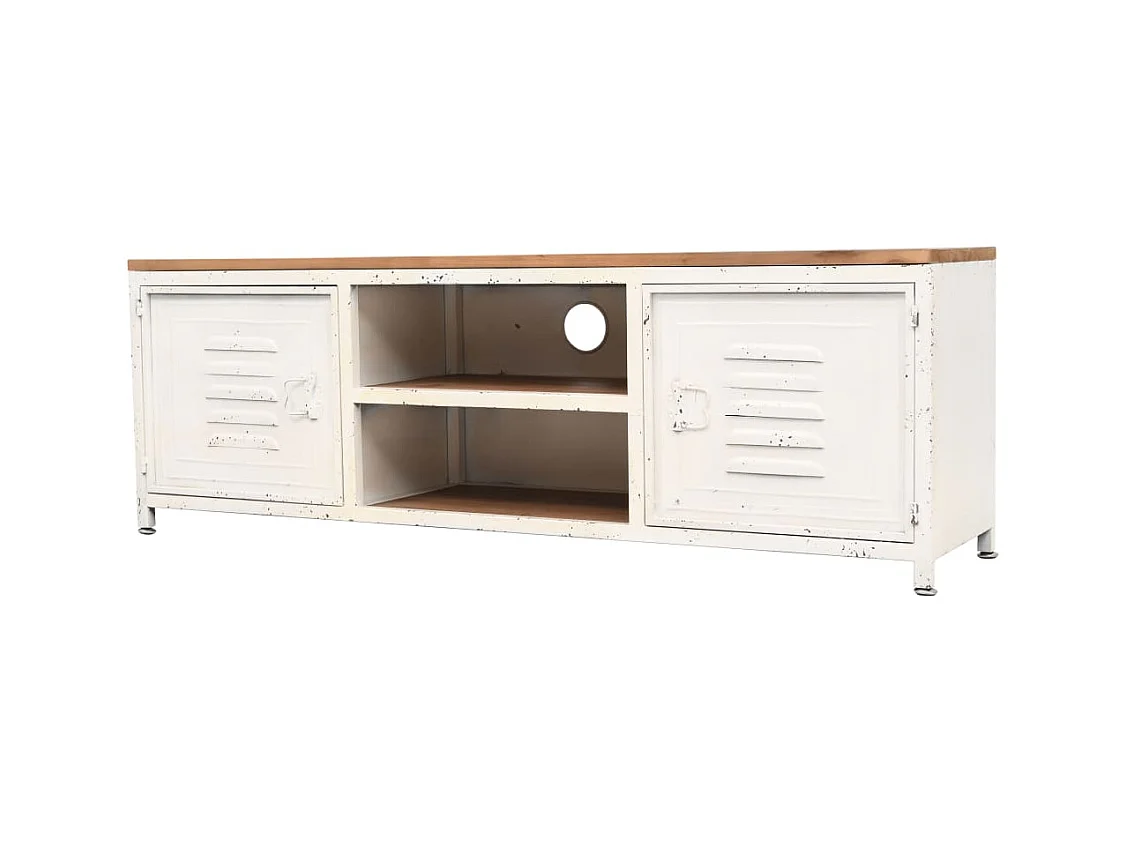 Mueble para TV  | Gabinete de TV |  Mueble de salón blanco 120x30x40 cm