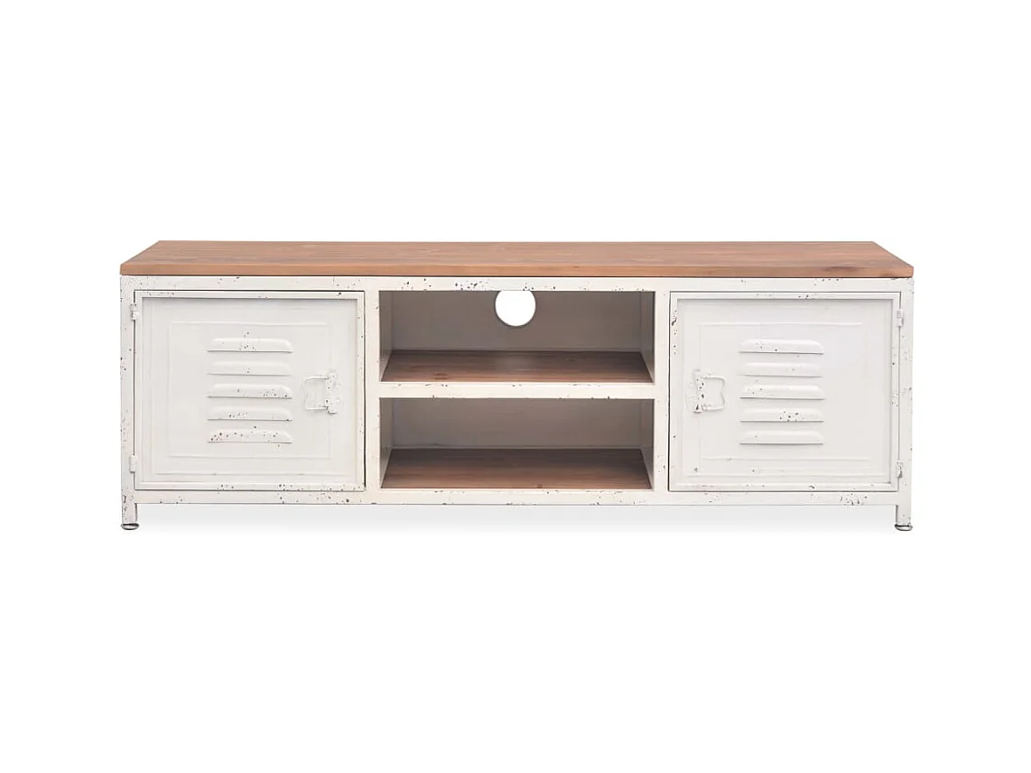 Mueble para TV  | Gabinete de TV |  Mueble de salón blanco 120x30x40 cm