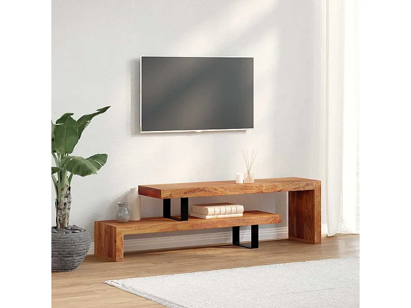 Meuble TV | Banc TV | Armoire TV Bois d'acacia massif