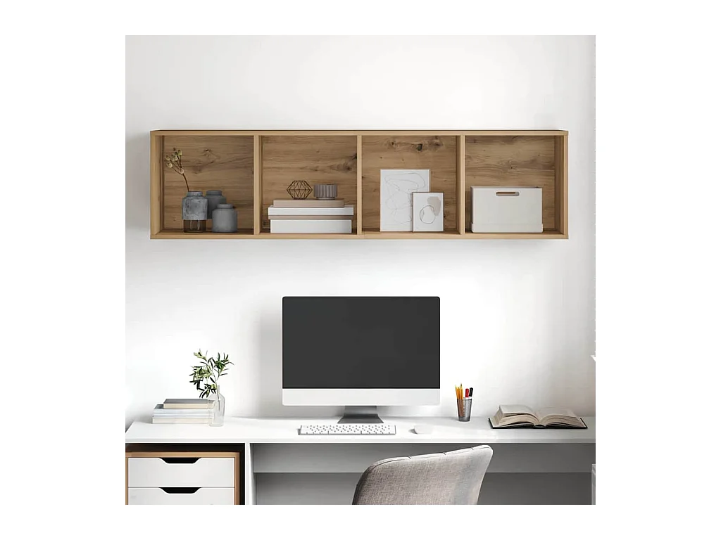 Mobile TV | Armadietto TV rovere artigianale 37 x 37 x 142.5 cm