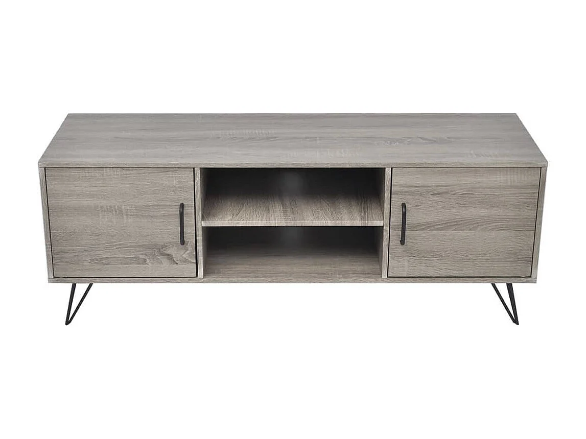 Mueble para TV  | Gabinete de TV |  Mueble de salón gris 120x40x45 cm
