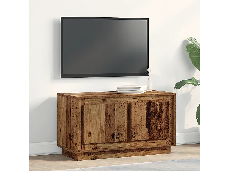 Mueble Bajo para TV | Gabinete de TV | Mueble de salón Madera vieja 80 x 35 x 45 cm