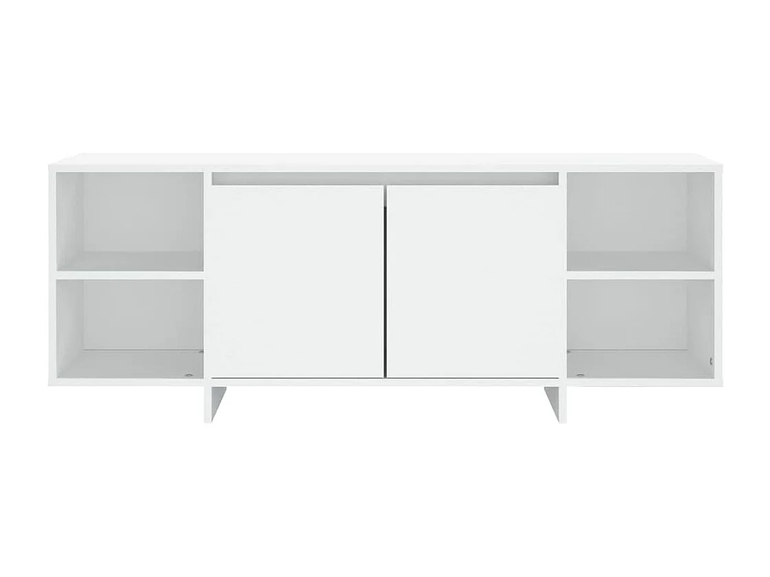 Mueble para TV  | Gabinete de TV |  Mueble de salón madera contrachapada blanco 130x35x50 cm