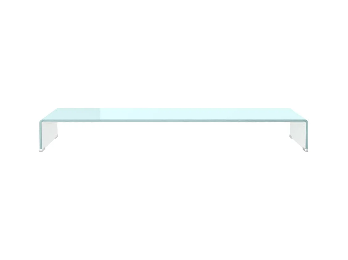 Mueble TV | Elevador de monitor cristal verde 110x30x13 cm