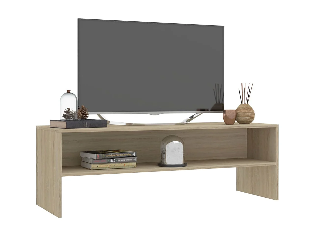 Mueble de TV | Mueble de salón madera contrachapada roble Sonoma 120x40x40cm