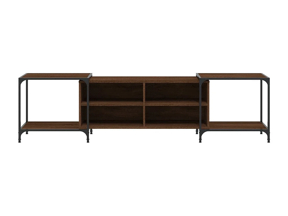 Meuble TV | Banc TV | Armoire TV chêne marron 203x37x50 cm bois d'ingénierie