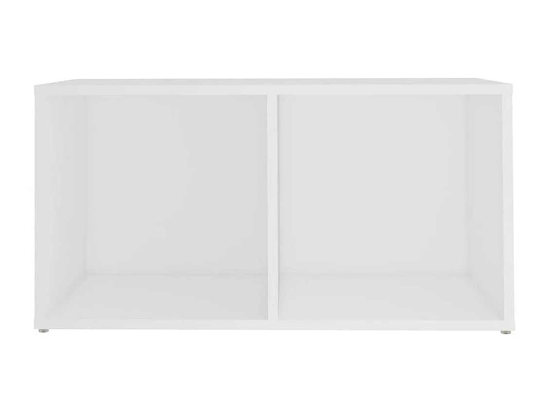 Mueble para TV  | Gabinete de TV |  Mueble de salón madera contrachapada blanco 72x35x36,5 cm
