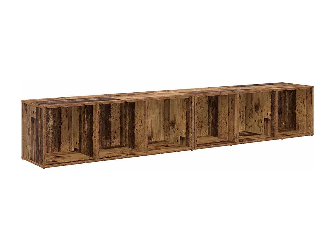 Conjunto de Mueble de TV | Mueble de salón Madera Vieja Madera contrachapada