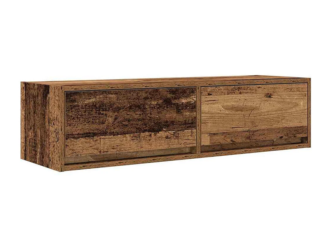 Gabinete de TV | Mueble de TV | Mueble de salón con cajón Madera vieja 100 x 31 x 25.5 cm