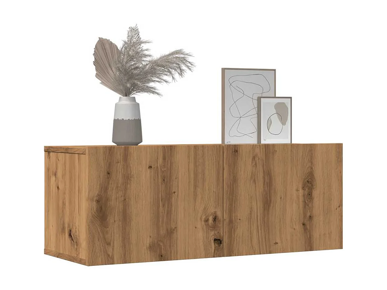 Meubles TV | Bancs TV | Armoires TV muraux 2 pcs chêne artisanal 80x30x30 cm