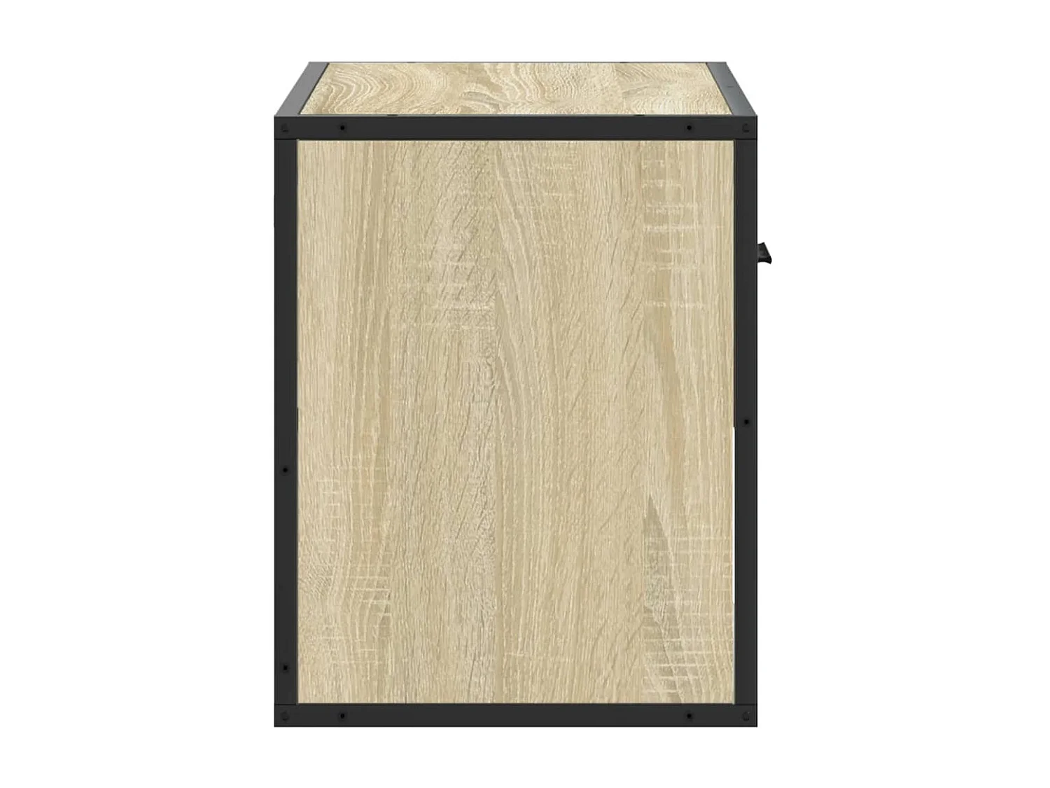 Tv-meubel | Tv-Bank | TV-kast60x31x39,5 cm bewerkt hout metaal sonoma eikenkleurig