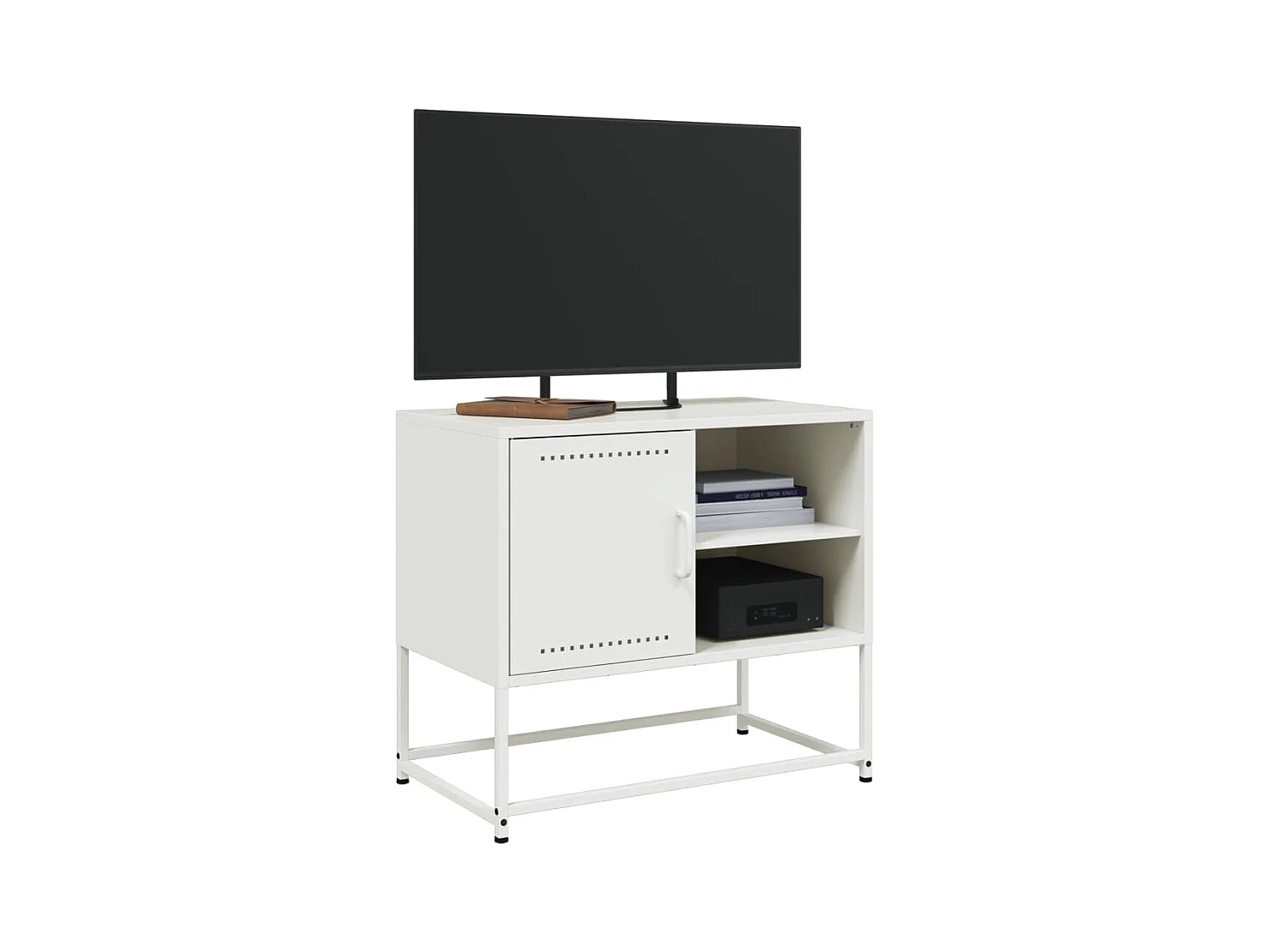 Mueble para TV  | Gabinete de TV |  Mueble de salón de acero verde oliva 100,5x39x60,5 cm