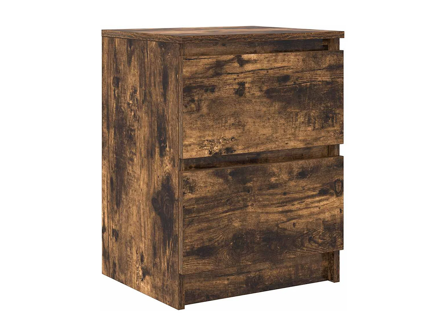 Meuble TV | Banc TV | Armoire TV chêne fumé 40x35x54 cm bois d'ingénierie