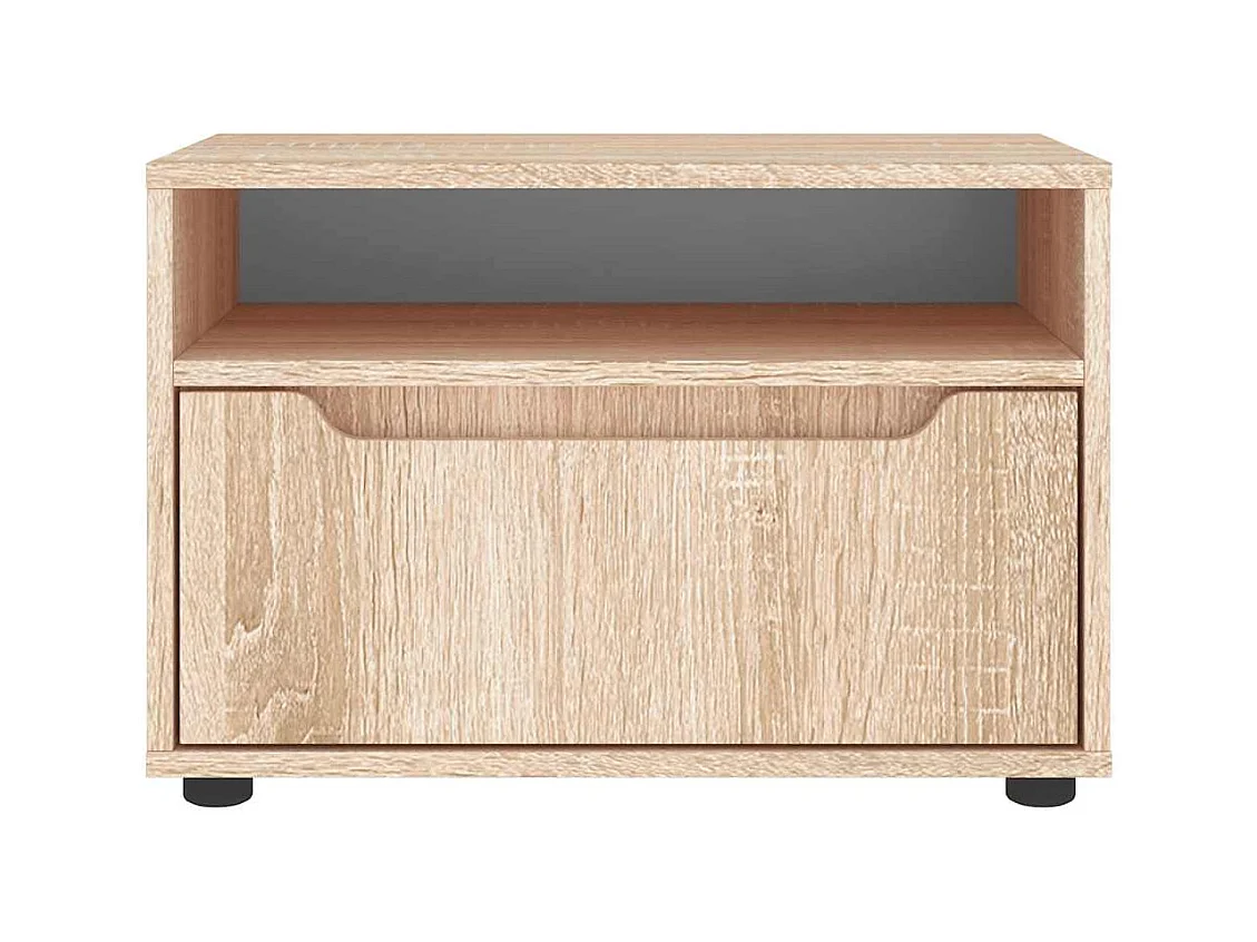 Tv-meubel | Tv-Bank | TV-kastVISNES 60x40x38 cm bewerkt hout sonoma eikenkleurig