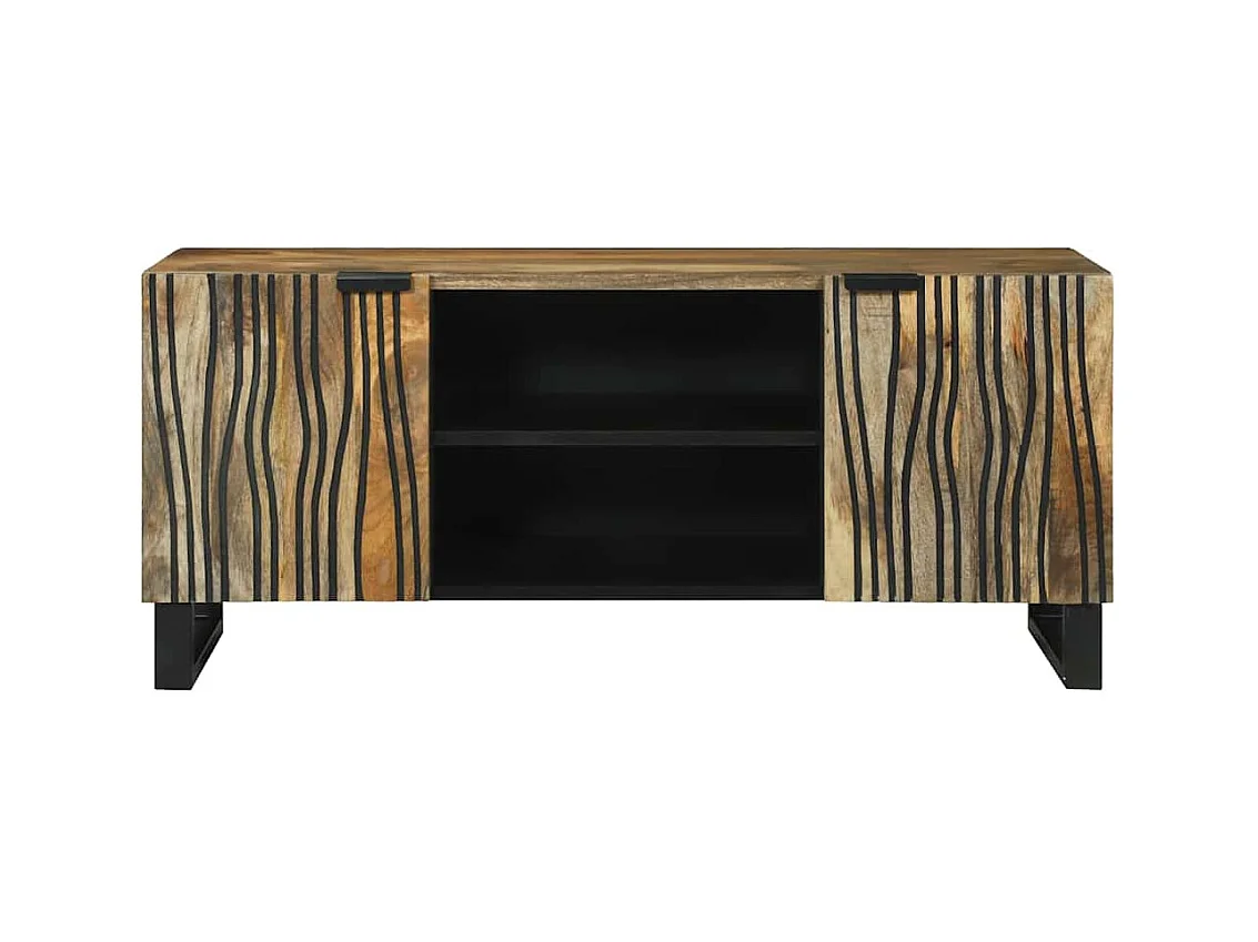 Gabinete de TV | Mueble de TV | Mueble de salón Marrón 105 x 33 x 46 cm madera maciza de mango
