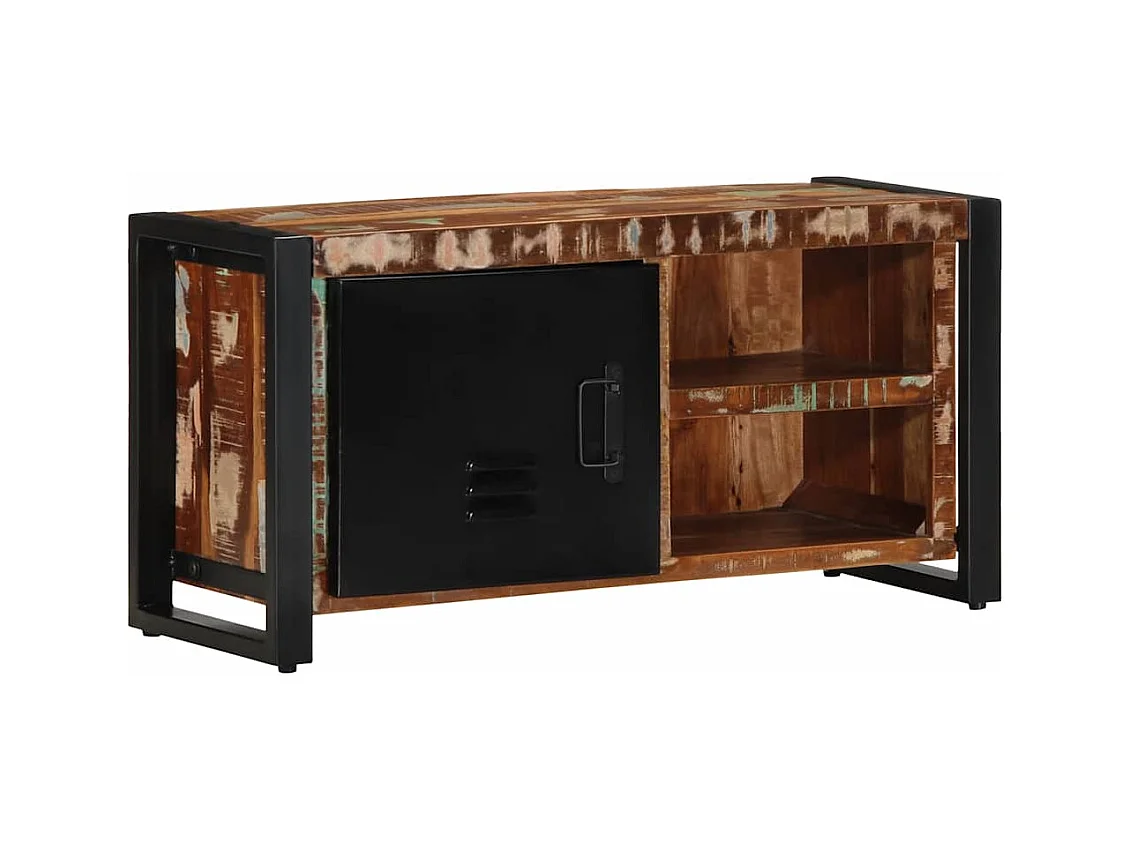 Mueble para la TV | Gabinete de TV | Mueble de salón 80x30x40 madera maciza reciclada