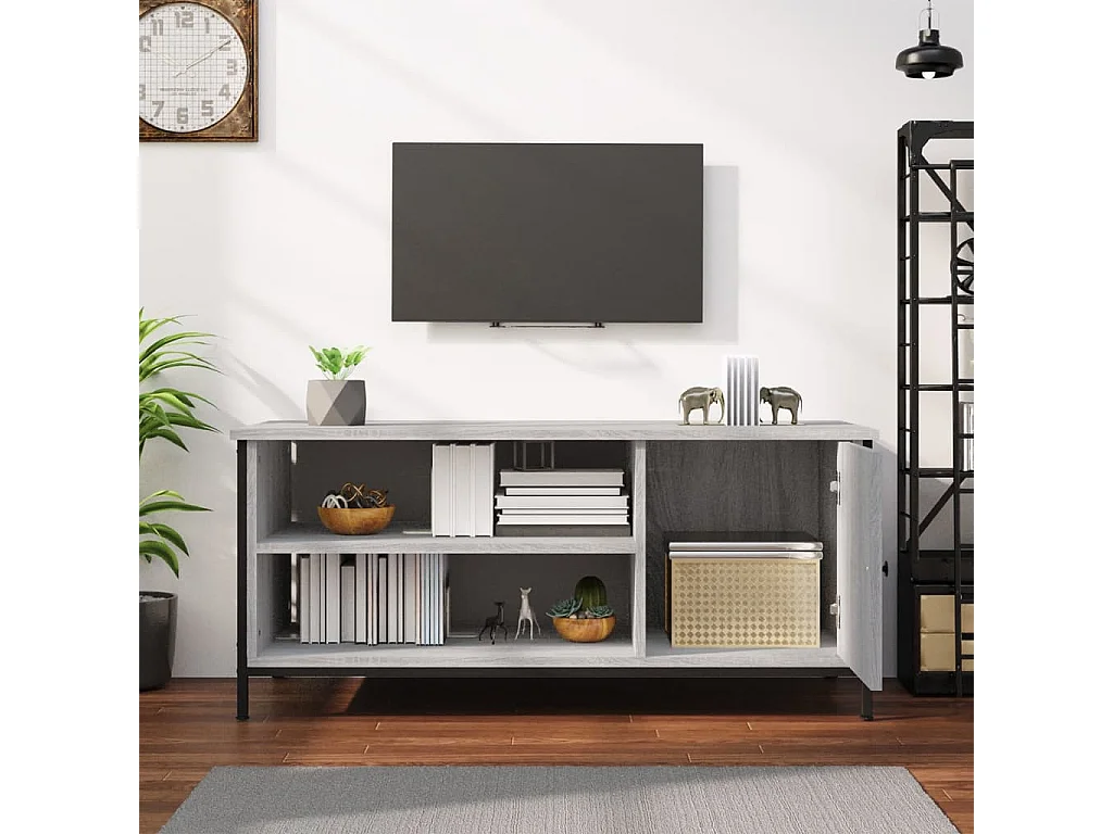 Meuble TV | Banc TV | Armoire TV sonoma gris 100x40x45 cm bois d'ingénierie
