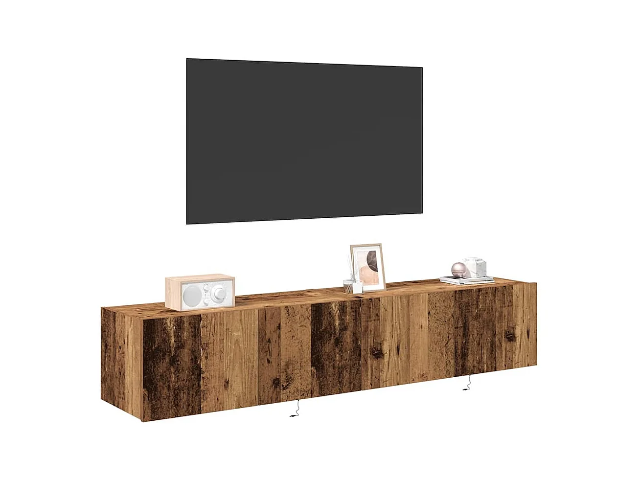 Mueble de TV | Mueble de salón Montado en la Pared Madera vieja 80 x 35 x 31 cm