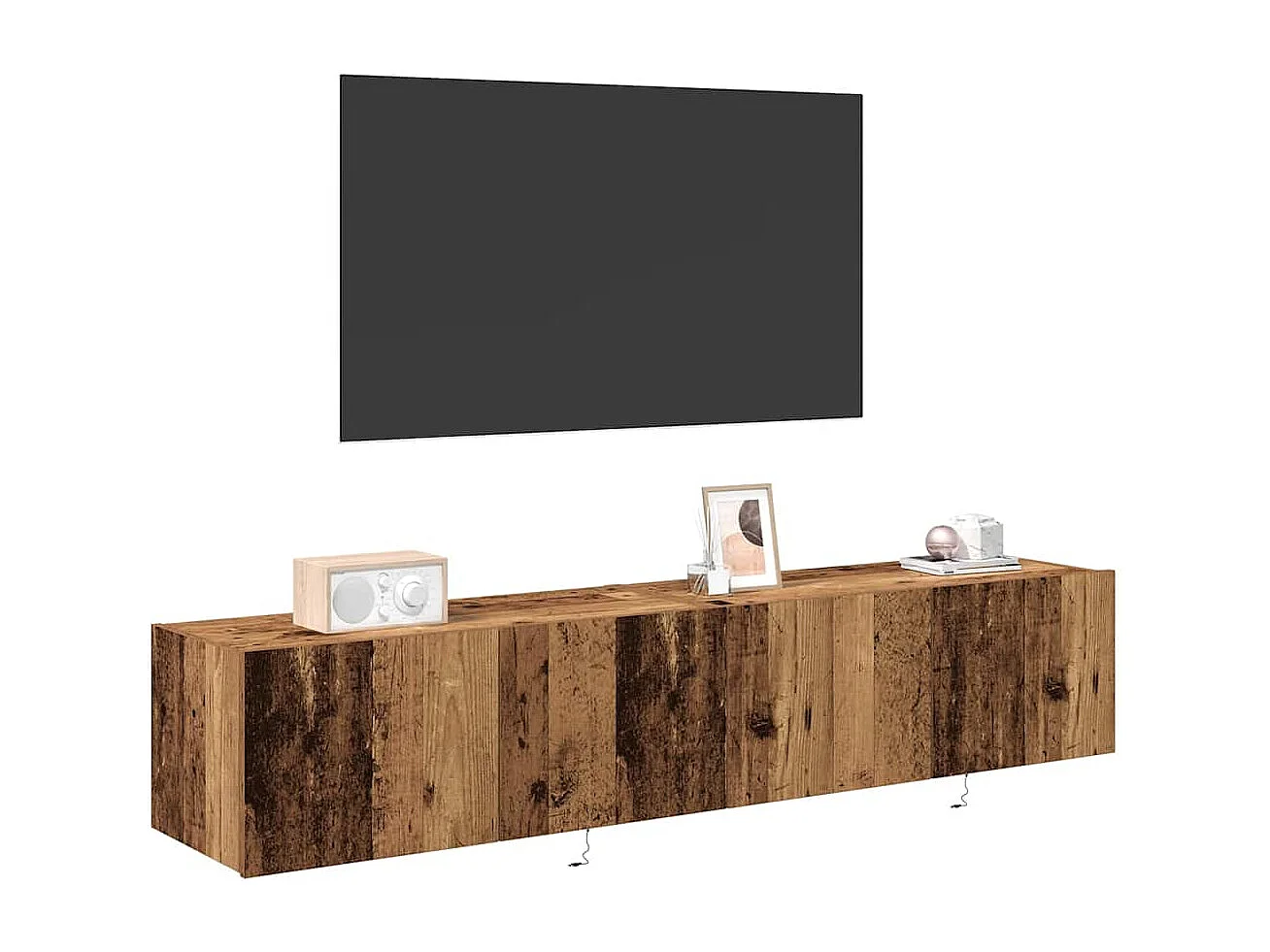 Mueble de TV | Mueble de salón Montado en la Pared Madera vieja 80 x 35 x 31 cm